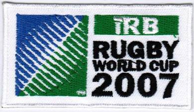 2007 6th Rugby World Cup iRB Badge Iron On Patch