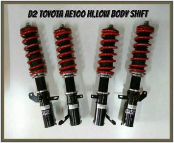 D2 adjustable hi/low bodyshift toyota ae100 seg