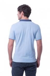 Baju Tshirt Kolar SIGNATURE POLO HC 87 (ICE BLUE)