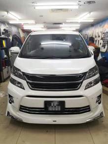 Vellfire anh20 front skirt 2012 2013 2014 bodykit