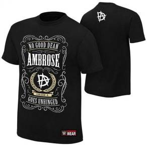 WWE WWF Shirt Baju Gusti (Dean Ambrose No Good)