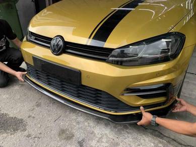 Volkswagen Golf MK7.5 R carbon fiber front lip