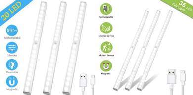20+36 [2-IN-1] LAMPU LED MOTIONS SENSOR USB LiGHT