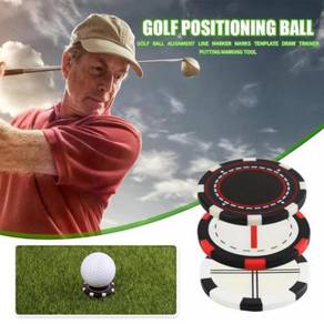 Golf Ball Alignment Marker Green Big Token