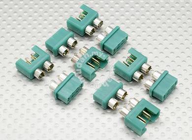 MPX connector with silver color ring, male and fem