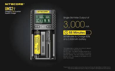 Nitecore UMS2 Intelligent USB Battery Charger