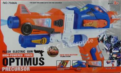 Flash Electric Optimus Gun with Projection; Light