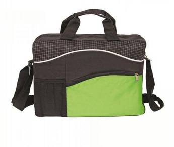 Document Bag Green Print Logo, Wording
