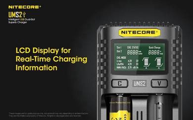 Nitecore UMS2 Intelligent USB Battery Charger