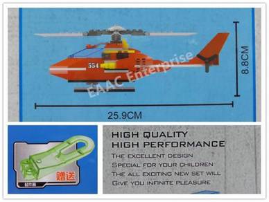 6554 Fire Fight Fire Rescue Helicopter Buildi