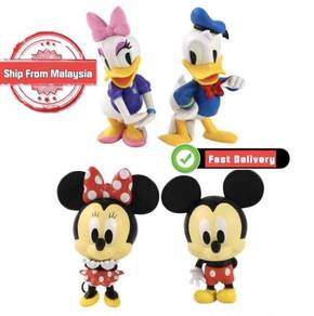 Mickey Minnie Mouse Donald Duck Daisy figures 4pcs