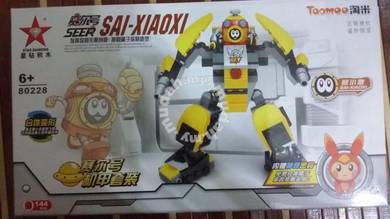 Bricks - SD 80228 Seer Sai-Xiaoxi Robot 2pc Yellow