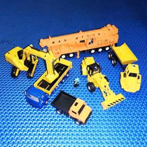 Vintage 90s Smart Toys Construction Vehicles Lot