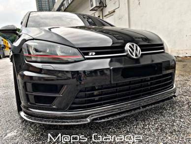 Vw golf mk7 gti r forged carbon front lip