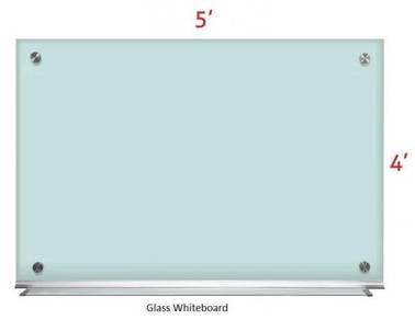 Tempered Glass White board 4'x5'~Siap Pasang KL/PJ