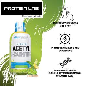 Liquid Acetyl L-Carnitine + Guarana 495ML (Lime)