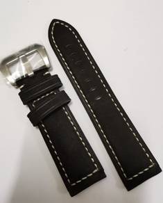 24mm Leather Strap Black Colour