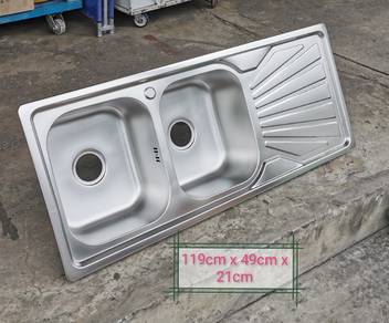 Kitchen sink 119 x 49 x 21 / singki dapur