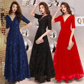 Black blue red prom dress gown dress RBBD0106