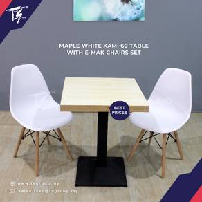KAMI TABLE 60X60CM+ Emak Chair 2 pcs