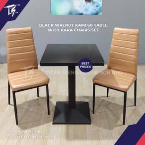 KAMI TABLE- 60X60CM+Kara chair 2 pcs
