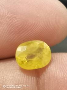 Permata yellow sapphire 3.18ct