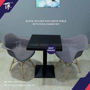 KAMI TABLE 60X60CM And 2 ECCA Chairs