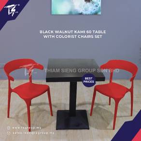 KAMI TABLE 60X60CM+ Colorist chair 2pcs