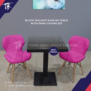 KAMI TABLE - 60X60CM+ Emmi chair 2pcs