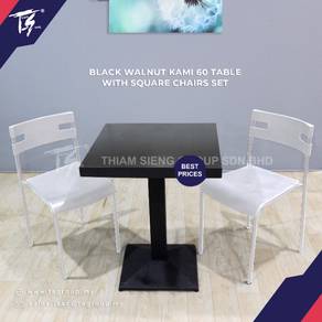 KAMI TABLE- 60X60cm + Square chair 2pcs