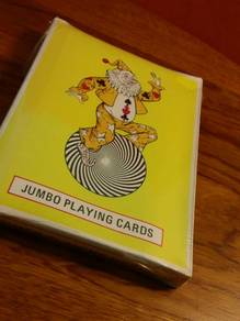 Giant size playing cards