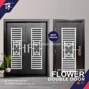 Double Security Door Combo Set FLOWER +Single door