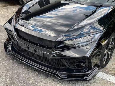 Civic fc spoon sport front bumper bodykit grille