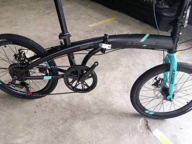 20” asogo swift 7sp folding bike / basikal lipat