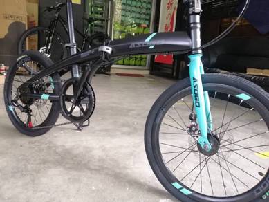 20” asogo swift 7sp folding bike / basikal lipat