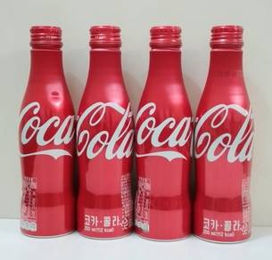 Coke Coca-Cola Classic Korea Aluminium Bottle