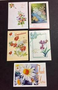 Blank Cards - Thank You & Congratulations Set of 5