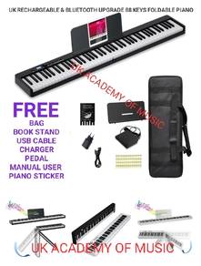 UK Pro Rechargeable & Bluetooth UPGRADE 88 KEYS FO
