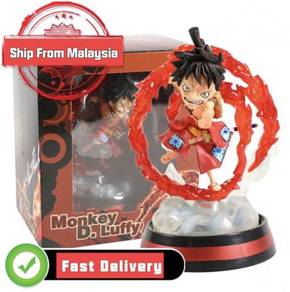 One Piece Monkey D Luffy Figure Statue with LED