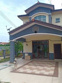 Ehsan Jaya End Lot Unit Double Storey House Below Market Value Gated &