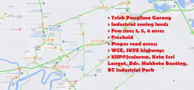 Industrial Zoning Land at Telok Panglima Garang, Banting