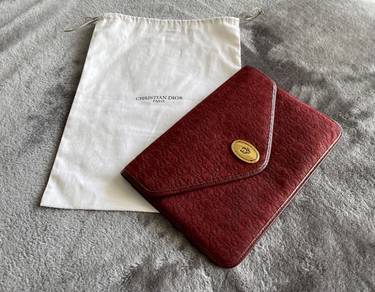Christian Dior Vintage Clutch Bag 1980s
