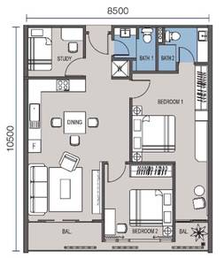 3BR Podium apartment, opposite AEON Mall, Jalan Kereta Api