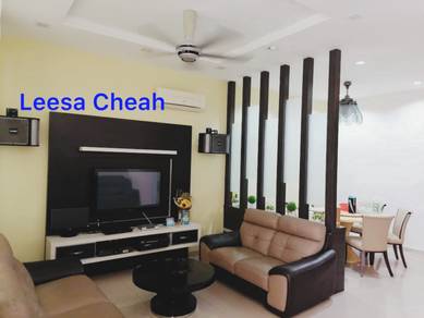 Fully Renovated & Furnished | 3 Storey Terrace Delink, Tmn Segar Jaya