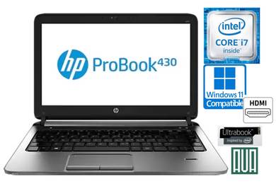 Hp 430 G1 Intel Core i7 13.3 Win11 Laptop PC