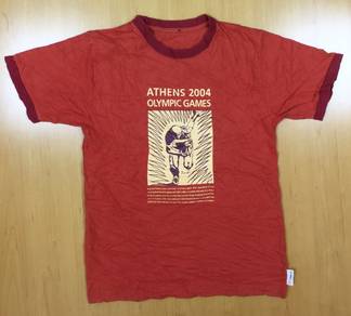 McDonald’s Athens 2004 Olympic Ringer Tee Used