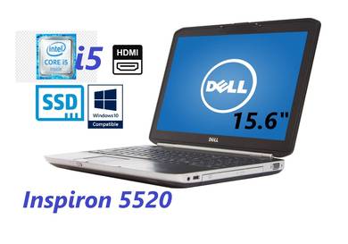 Dell Inspiron 15 15.6 Intel i5 SSD Win10 Laptop PC