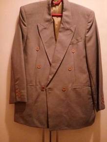 Franco Nanini Italian Double Breasted Suit Jacket