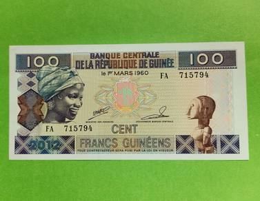 Guinea 100 francs 1960