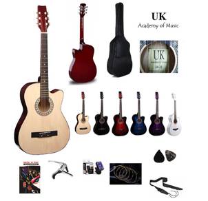 UK 38 inch New acoustic guitar free many items